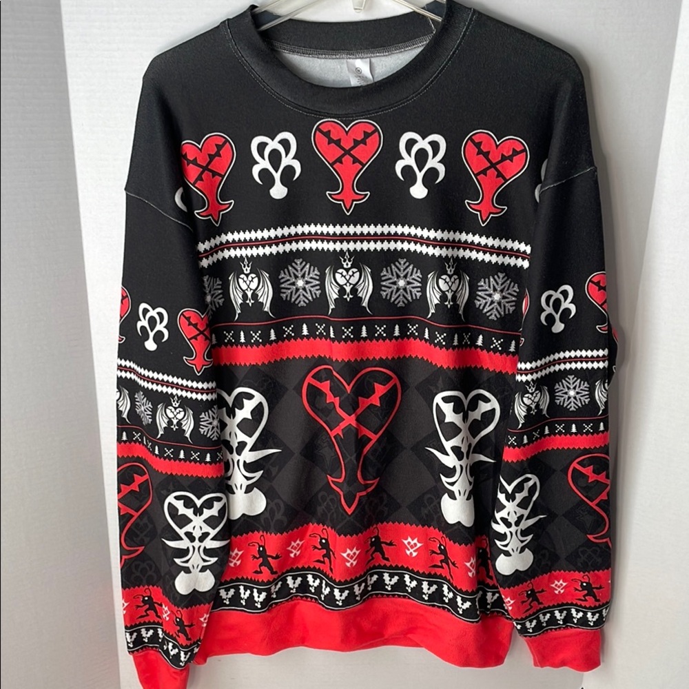 Garment One Men's Heartless Kingdom Hearts  Pullover Size Medium
